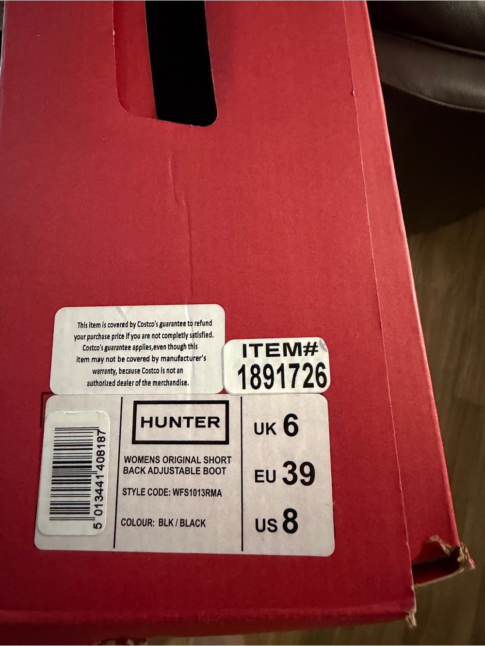 HUNTER BOOTS WOMENS ORIGINAL SHORT BACK ADJUSTABLE BOOT - Picture 8 of 8